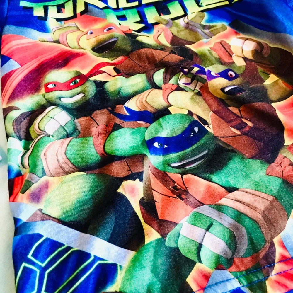 TMNT Retro Nickelodeon Pajama Top 2015 Retro Unique Teenage Mutant Ninja Turtles